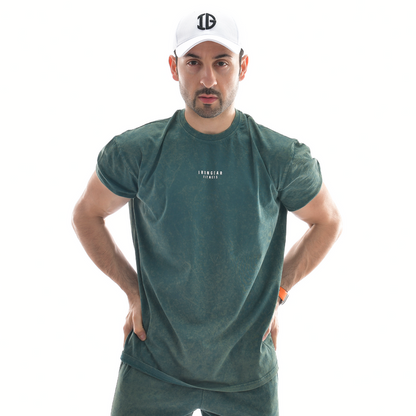 Stone Wash Oversized Tee - IRONGEAR Fitness