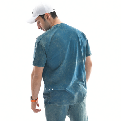Stone Wash Oversized Tee - IRONGEAR Fitness