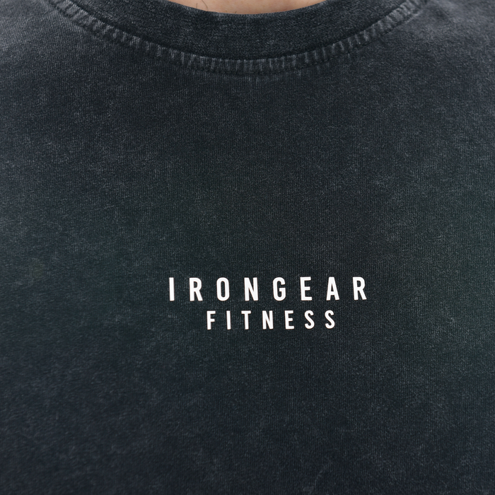 Stone Wash Oversized Tee - IRONGEAR Fitness