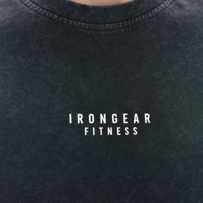 Stone Wash Oversized Tee - IRONGEAR Fitness