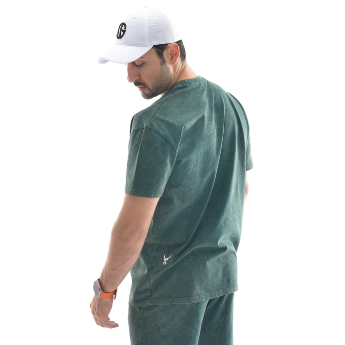 Stone Wash Oversized Tee - IRONGEAR Fitness
