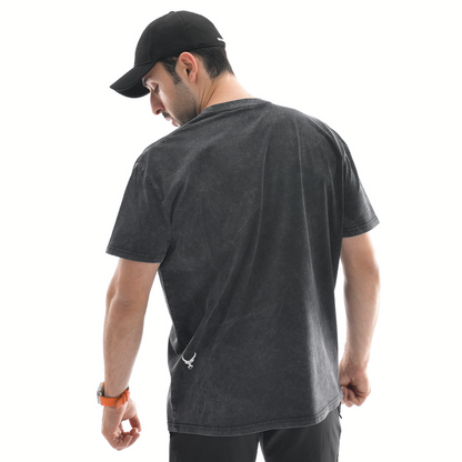 Stone Wash Oversized Tee - IRONGEAR Fitness