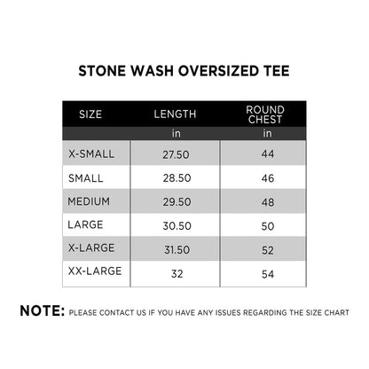 Stone Wash Oversized Tee - IRONGEAR Fitness