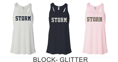 Storm Baseball Flowy Tank- 3 designs