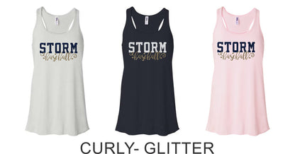 Storm Baseball Flowy Tank- 3 designs