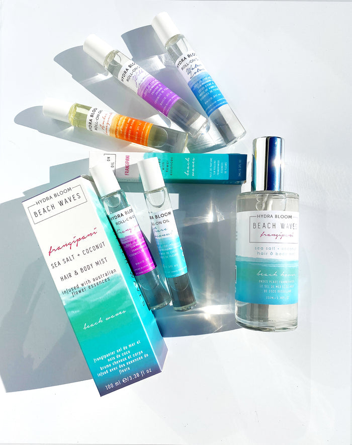 Summer Beach Waves Sea Salt Hair & Body Mist - Frangipani | Hydra Bloom