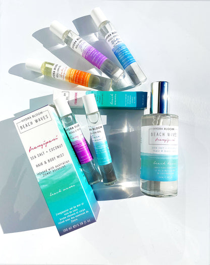 Summer Beach Waves Sea Salt Hair & Body Mist - Frangipani | Hydra Bloom