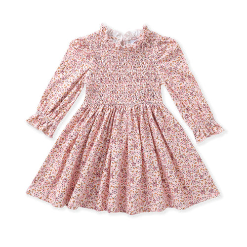 Swoon Baby Mauve/Pink Tiny Floral Dress