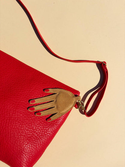 Tan Hand Keychain