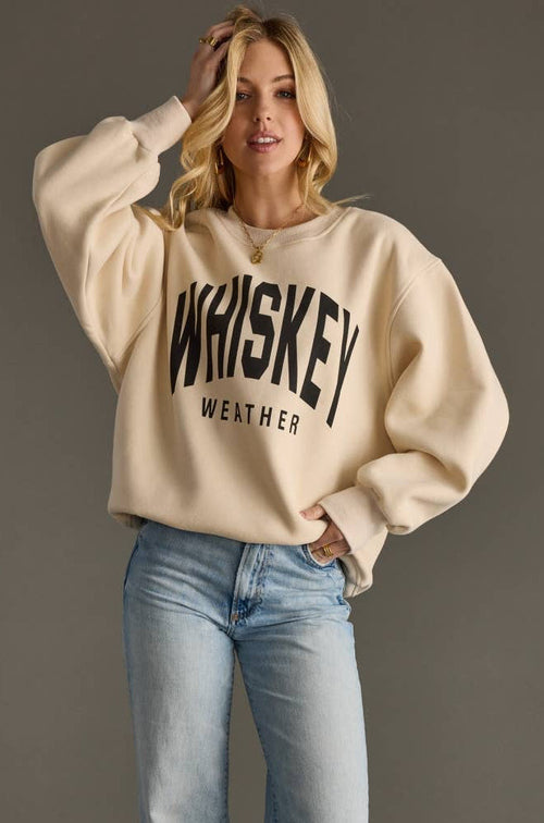 Tan Whiskey Weather Sweatshirt