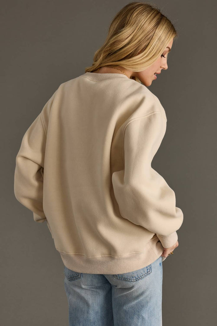 Tan Whiskey Weather Sweatshirt