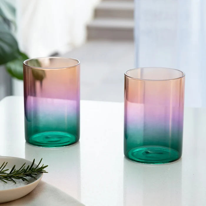Teal Lilac Gradient Glasses