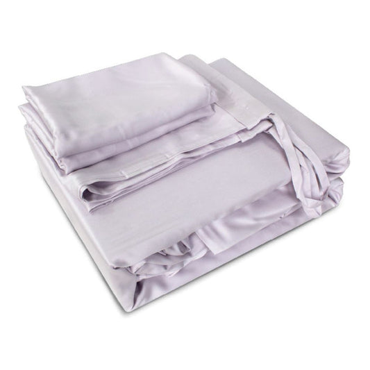 KYUSEI HOME Tencel Solid 1000TC Bed Set - Frosted Lilac | Isetan KL Online Store