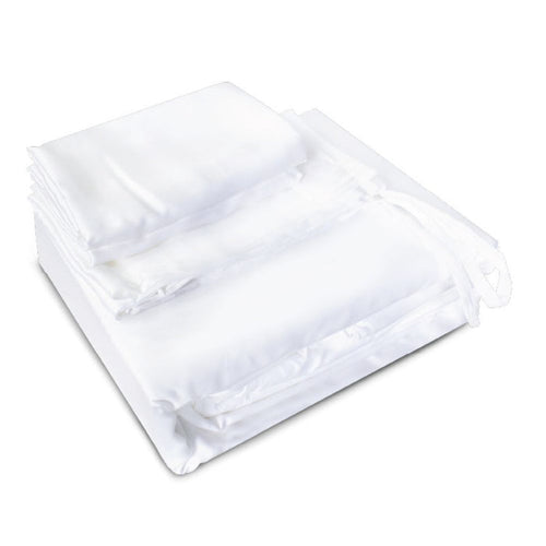 KYUSEI HOME Tencel Solid 1000TC Bed Set 5pcs - White | Isetan KL Online Store