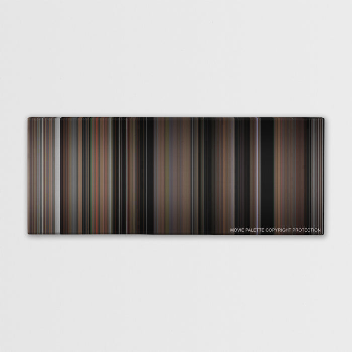 The Blair Witch Project color palette canvas print: thousands of thin vertical stripes of color