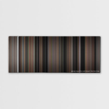 The Blair Witch Project color palette canvas print: thousands of thin vertical stripes of color