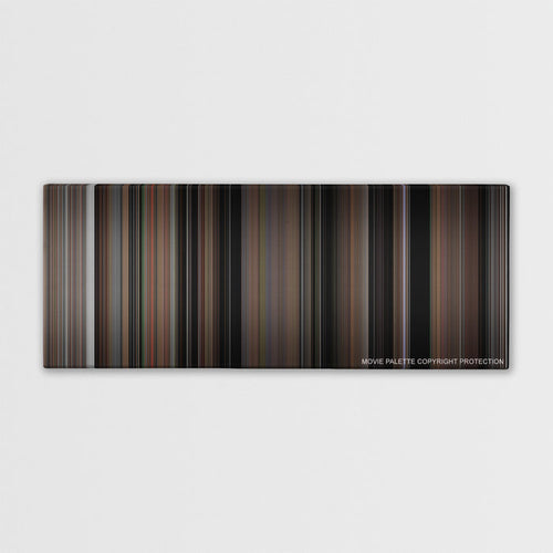 The Blair Witch Project color palette canvas print: thousands of thin vertical stripes of color