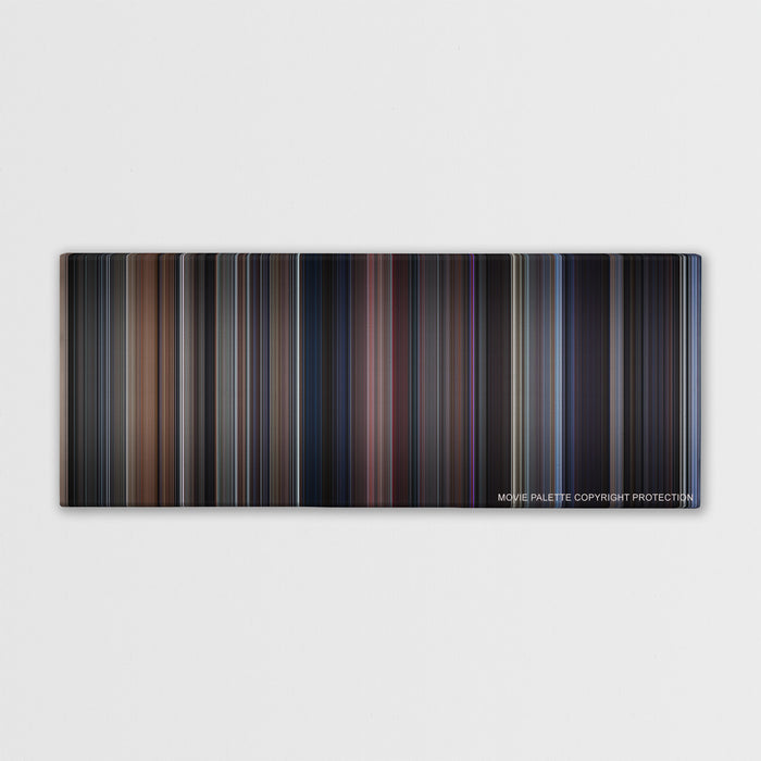 The Fly color palette canvas print: thousands of thin vertical stripes of color