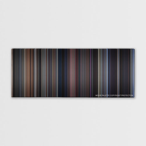 The Fly color palette canvas print: thousands of thin vertical stripes of color
