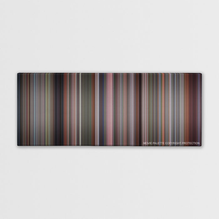The Full Monty color palette canvas print: thousands of thin vertical stripes of color