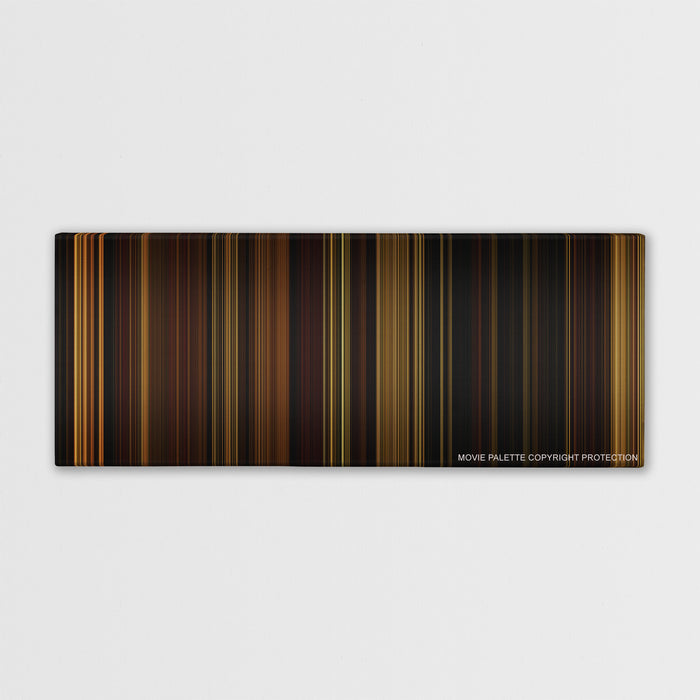 The Illusionist color palette canvas print: thousands of thin vertical stripes of color