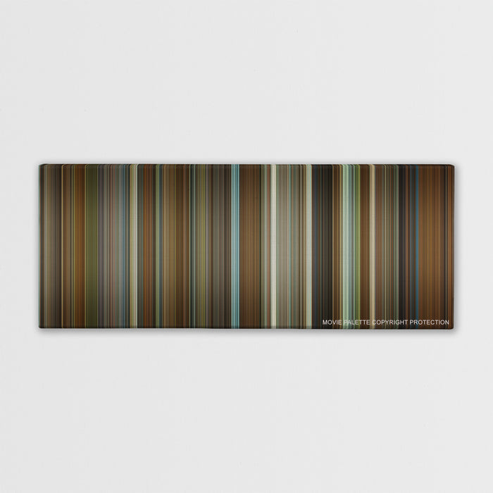 The Princess Diaries color palette canvas print: thousands of thin vertical stripes of color
