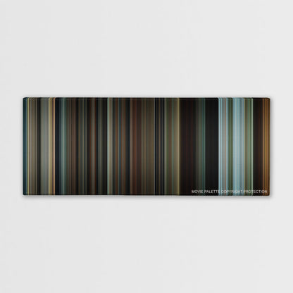 The Twilight Saga: Eclipse color palette canvas print: thousands of thin vertical stripes of color