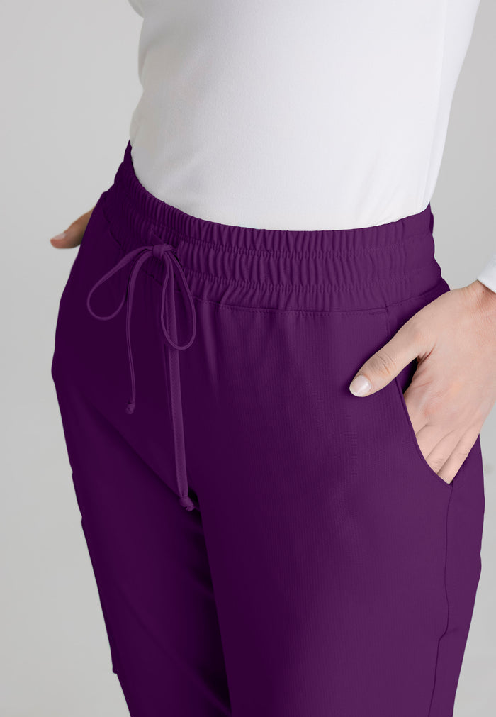 Theory Jogger - Eggplant - Grey's Anatomy Scrubs