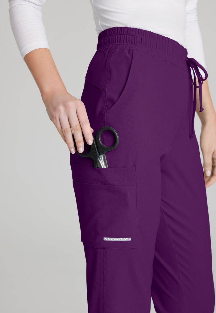 Theory Jogger - Eggplant - Grey's Anatomy Scrubs