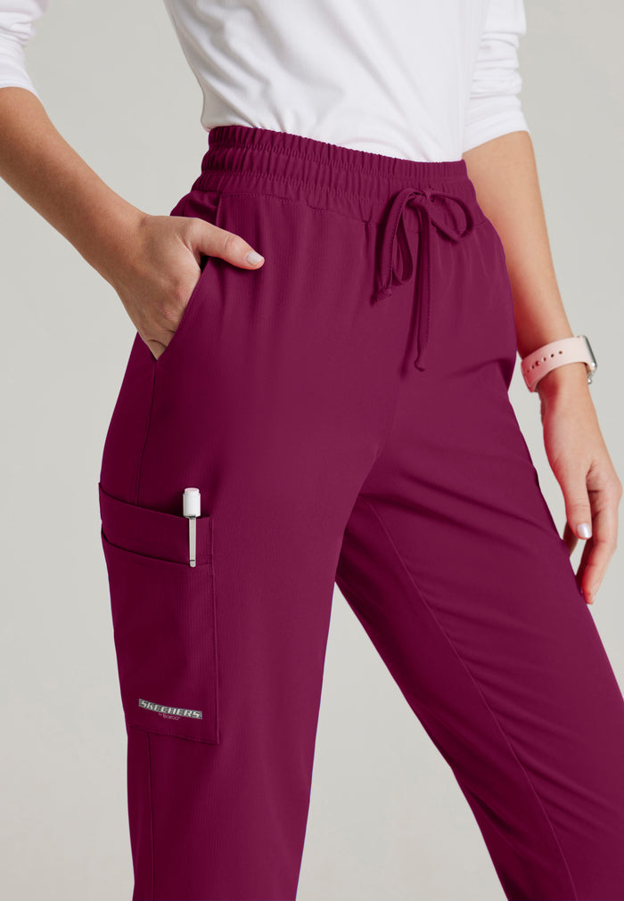 Theory Jogger - Wine - Grey's Anatomy Scrubs