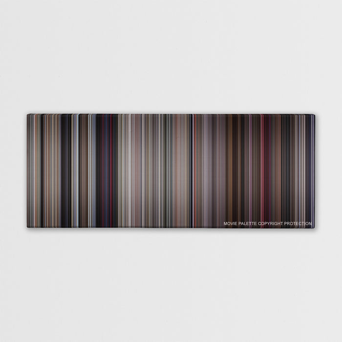 They Live color palette canvas print: thousands of thin vertical stripes of color