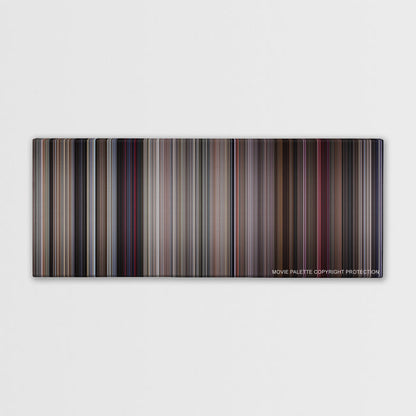 They Live color palette canvas print: thousands of thin vertical stripes of color
