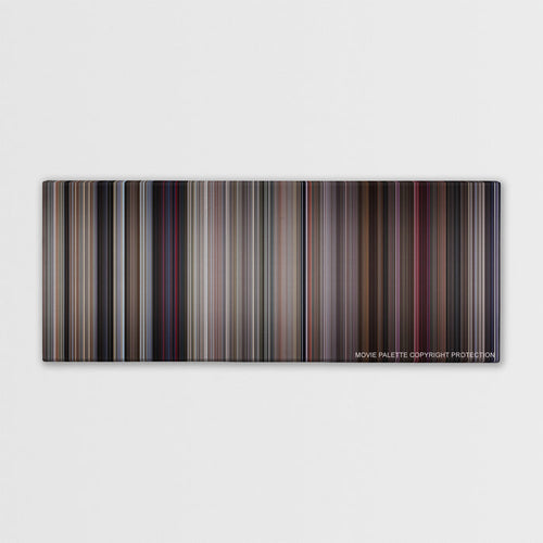 They Live color palette canvas print: thousands of thin vertical stripes of color
