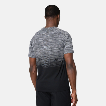 Trailberg Arc Seamless T-Shirt / Shorts Set - Black/Moon Grey