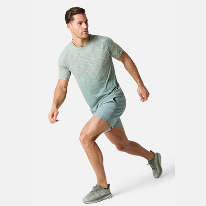 Trailberg Arc Seamless T-Shirt / Shorts Set - Willow/Mint