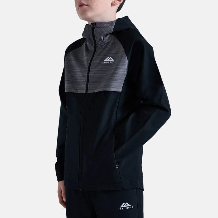 Trailberg Boys Cloud 2.0 Tracksuit - Black/Urban Smoke