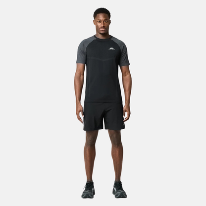 Trailberg Rapid Dash Seamless T-Shirt - Black/Volcano Grey