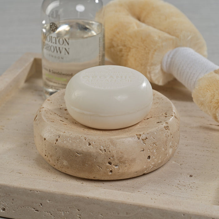 Travertine Marble Soap Dish - Soap Dish by Carlyle Avenue