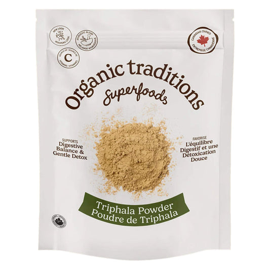 Package of Organic Traditions Triphala Powder 200g