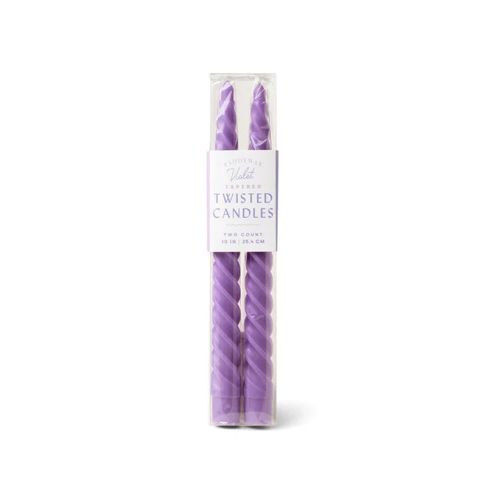 Twisted Taper Candles