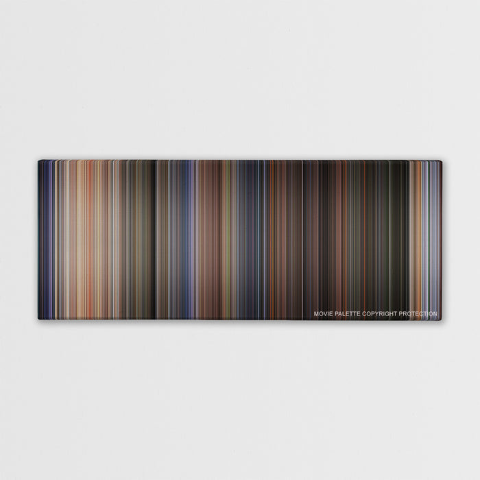 Twister color palette canvas print: thousands of thin vertical stripes of color