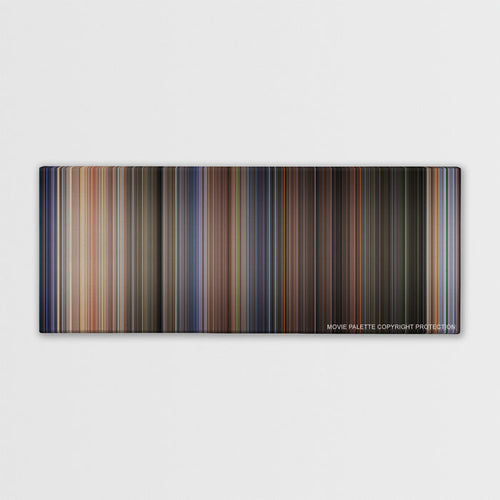 Twister color palette canvas print: thousands of thin vertical stripes of color