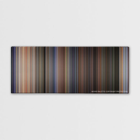 Twister color palette canvas print: thousands of thin vertical stripes of color