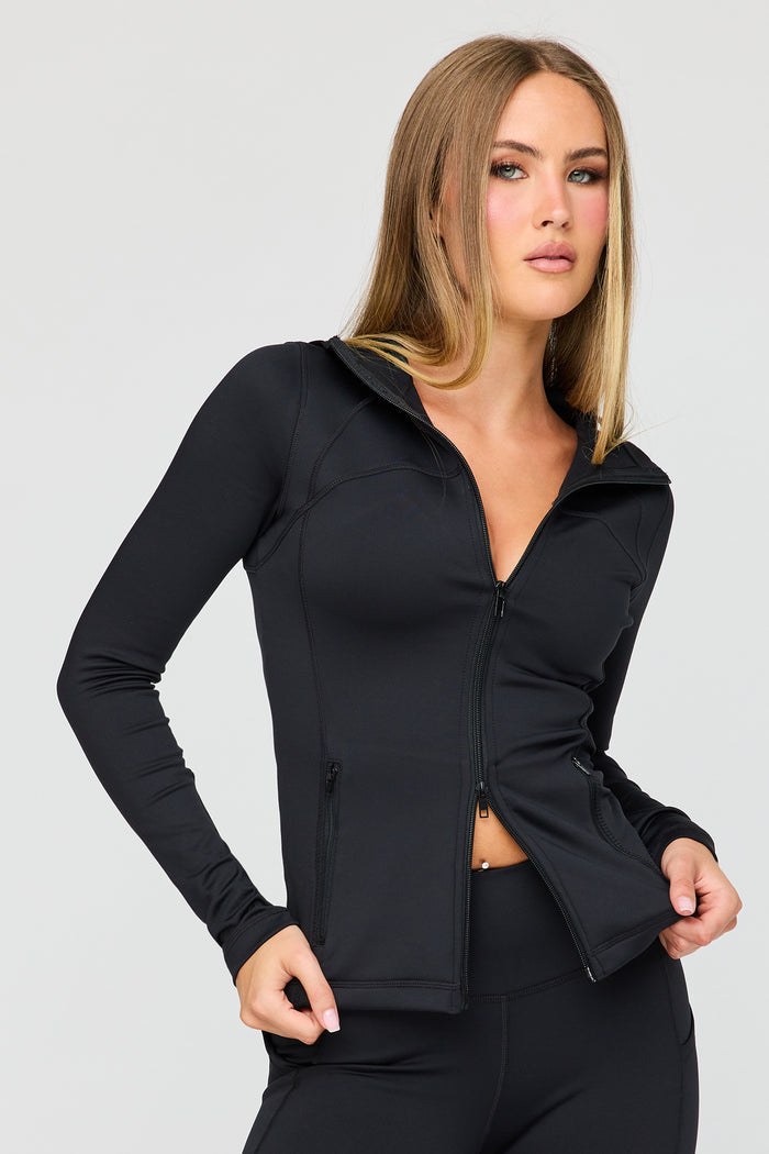 U/A Fleece Lined Hooded Zip Jacket