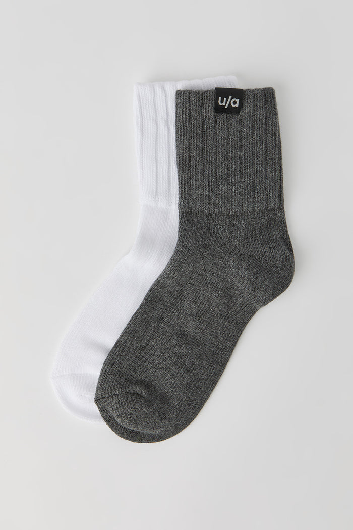 U/A Half-Crew Slouchy Socks (2 Pack)