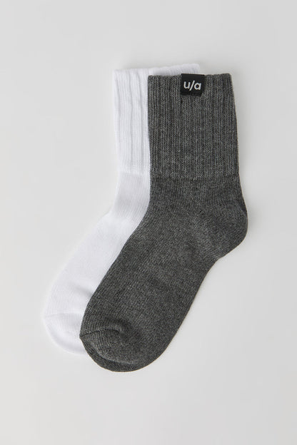 U/A Half-Crew Slouchy Socks (2 Pack)