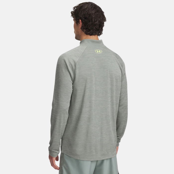 Under Armour Tech Textured 1/4 Zip - Silica Green