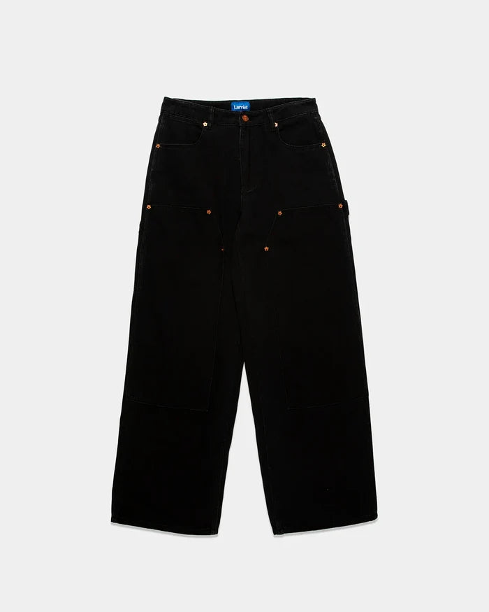 Used Black Double Knee Carpenter Pants