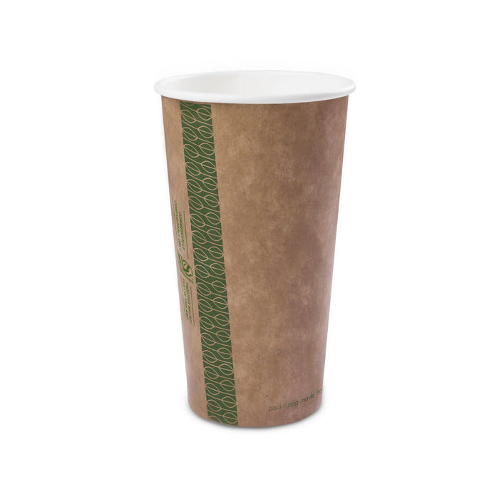 Vegware 20oz brown kraft hot cup | 89V-Series | 1000/cs