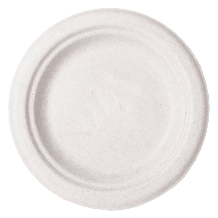 Vegware 6in plate, white molded fiber | 1000/cs